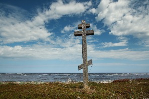 Обетный крест на Летнем берегу Белого моря
Фото Ильи Бармина